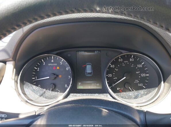 KNMAT2MT5HP549126 2017 NISSAN ROGUE Gray Հետևի նստատեղերի տեսք