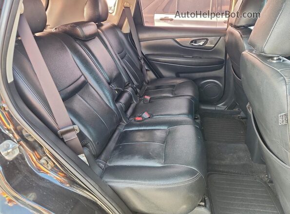 KNMAT2MT5HP606005 2017 NISSAN ROGUE Black Հետևի նստատեղերի տեսք