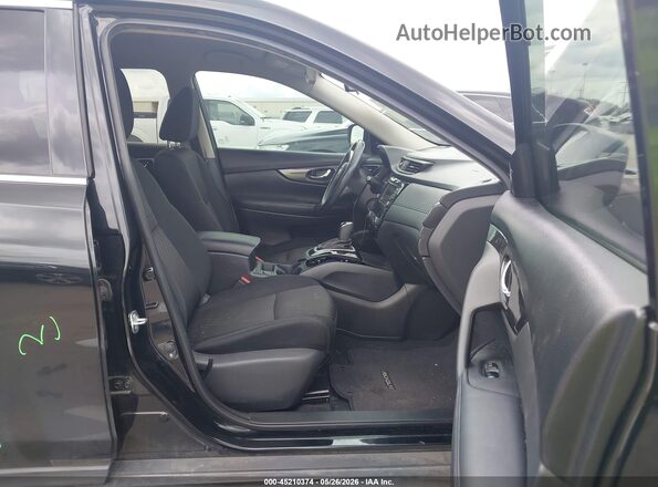 KNMAT2MT5JP621349 2018 NISSAN ROGUE Black წინა სალონის ხედი