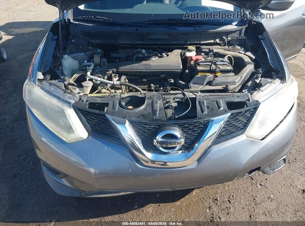 KNMAT2MT6GP651386 2016 NISSAN ROGUE Gray უკანა ხედი