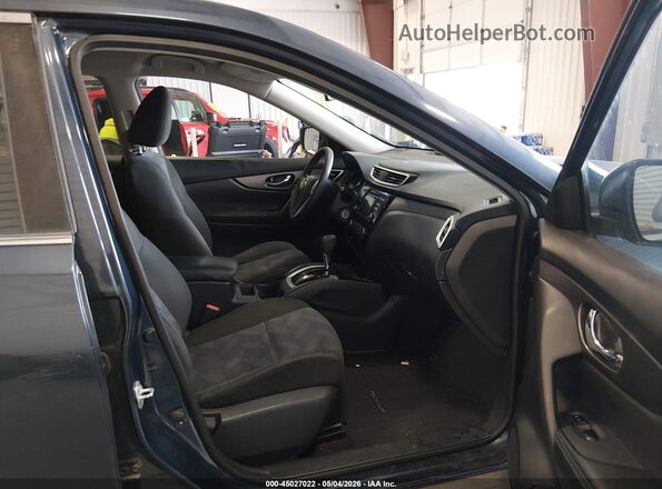 KNMAT2MT6GP729097 2016 NISSAN ROGUE Blue Front interior view