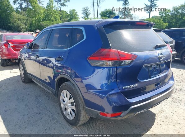 KNMAT2MT6HP508715 2017 NISSAN ROGUE Blue უკანა მარცხენა