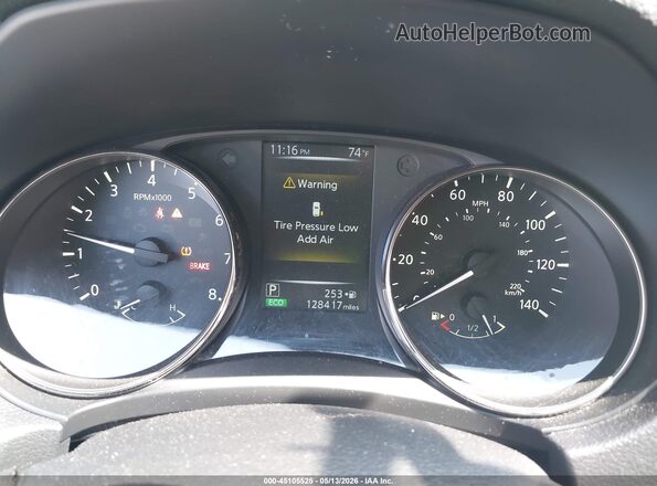 KNMAT2MT6HP508715 2017 NISSAN ROGUE Blue უკანა სავარძლების ხედი