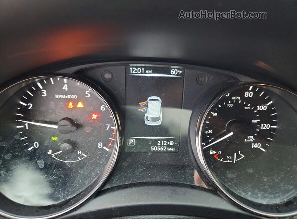 KNMAT2MT6HP550219 2017 NISSAN ROGUE Gray ხელსაწყოთა პანელის ხედი