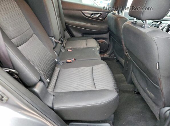 KNMAT2MT6HP550219 2017 NISSAN ROGUE Gray უკანა სავარძლების ხედი
