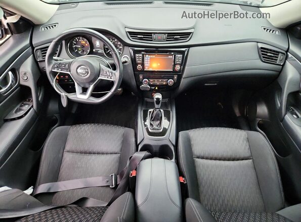 KNMAT2MT6HP550219 2017 NISSAN ROGUE Gray წინა პანელის ხედი