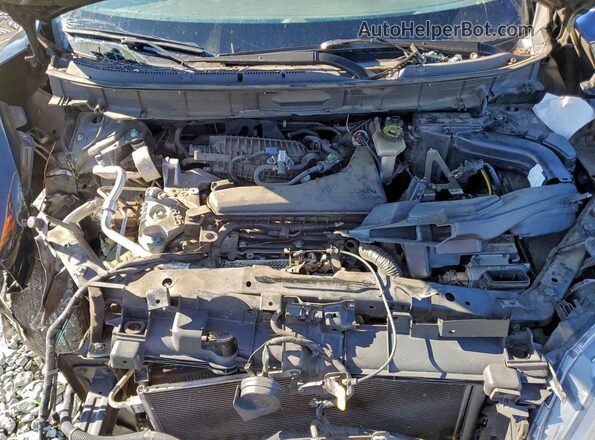 KNMAT2MT6HP613724 2017 NISSAN ROGUE Black Engine compartment view