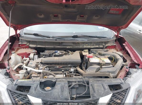 KNMAT2MT7GP614184 2016 NISSAN ROGUE Maroon Հետևի տեսք