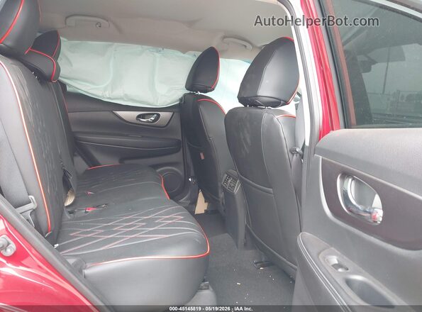KNMAT2MT7GP614184 2016 NISSAN ROGUE Maroon VIN կոդի պիտակի տեսք