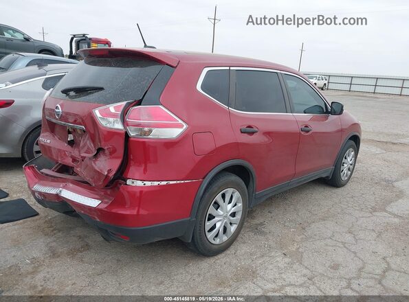 KNMAT2MT7GP614184 2016 NISSAN ROGUE Maroon Հետևի աջ