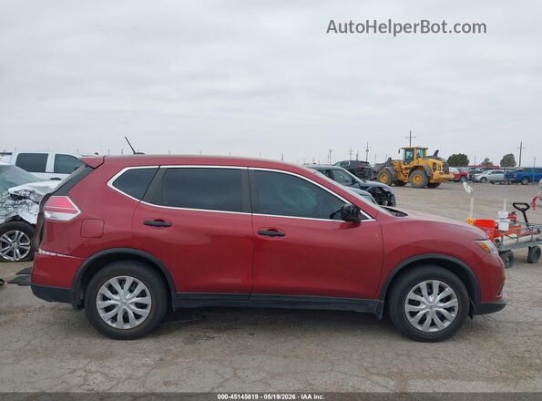 KNMAT2MT7GP614184 2016 NISSAN ROGUE Maroon Սալոնի հետևի տեսք