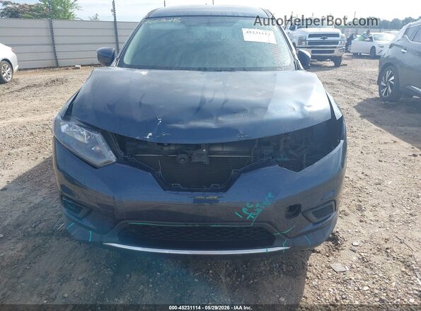 KNMAT2MT7GP661103 2016 NISSAN ROGUE Blue Front view