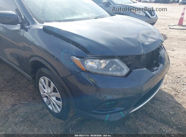 KNMAT2MT7GP661103 2016 NISSAN ROGUE Blue Rear interior view