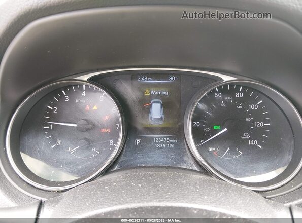 KNMAT2MT7GP704399 2016 NISSAN ROGUE Red Вид задніх сидінь