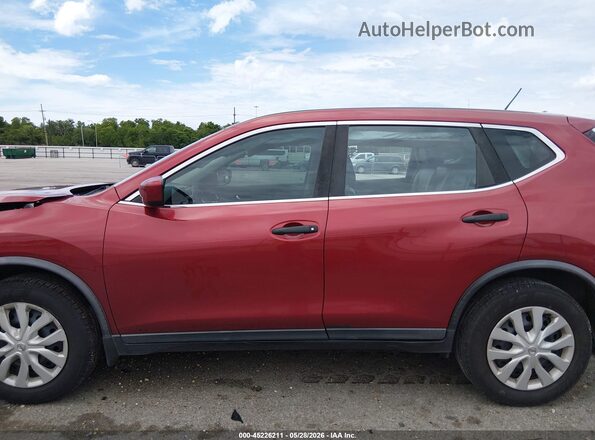 KNMAT2MT7GP704399 2016 NISSAN ROGUE Red Панорамний вид салону 360°