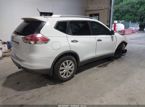KNMAT2MT7GP709893 2016 NISSAN ROGUE White Trasero derecho