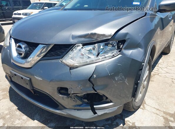 KNMAT2MT8GP733023 2016 NISSAN ROGUE Gray 