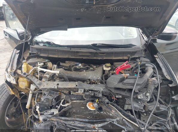KNMAT2MT8HP550044 2017 NISSAN ROGUE Black Вид ззаду