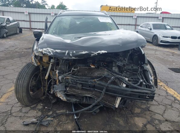 KNMAT2MT8HP550044 2017 NISSAN ROGUE Black Вид щитка приладів