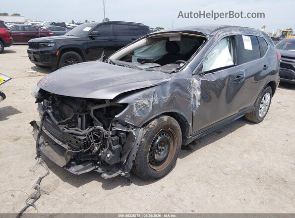 KNMAT2MT8JP521469 2018 NISSAN ROGUE Gray Vista tres cuartos delantera izquierda
