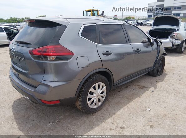 KNMAT2MT8JP521469 2018 NISSAN ROGUE Gray Trasero derecho