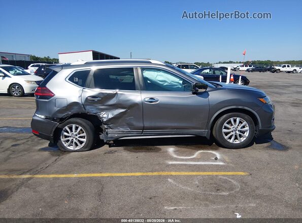 KNMAT2MT8JP580716 2018 NISSAN ROGUE Gray უკანა სალონის ხედი