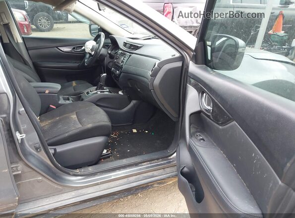 KNMAT2MT9HP600580 2017 NISSAN ROGUE Gray წინა სალონის ხედი