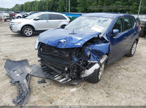 KNMAT2MT9JP572771 2018 NISSAN ROGUE Blue Դիմացի տեսք