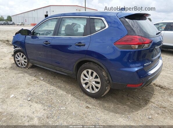 KNMAT2MT9JP572771 2018 NISSAN ROGUE Blue Հետևի ձախ