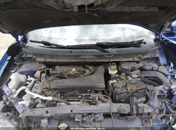 KNMAT2MT9JP572771 2018 NISSAN ROGUE Blue Հետևի տեսք