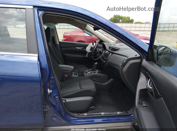 KNMAT2MT9JP572771 2018 NISSAN ROGUE Blue Սալոնի դիմացի տեսք