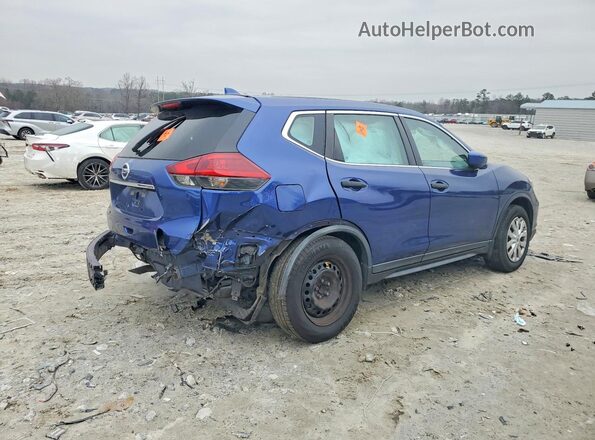 KNMAT2MT9JP597668 2018 NISSAN ROGUE Blue უკანა მარჯვენა