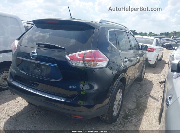 KNMAT2MTXGP626782 2016 NISSAN ROGUE Black Trasero derecho