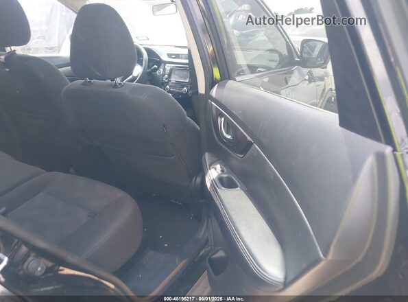 KNMAT2MTXGP626782 2016 NISSAN ROGUE Black Vista de la etiqueta del VIN