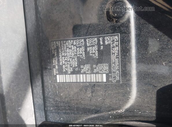 KNMAT2MTXGP626782 2016 NISSAN ROGUE Black Vista del compartimento del motor
