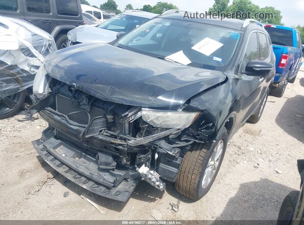 KNMAT2MTXGP626782 2016 NISSAN ROGUE Black Vista tres cuartos delantera izquierda