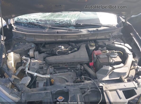 KNMAT2MTXGP664075 2016 NISSAN ROGUE Black Widok z tyłu