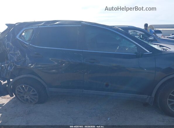 KNMAT2MTXGP664075 2016 NISSAN ROGUE Black Widok zestawu wskaźników