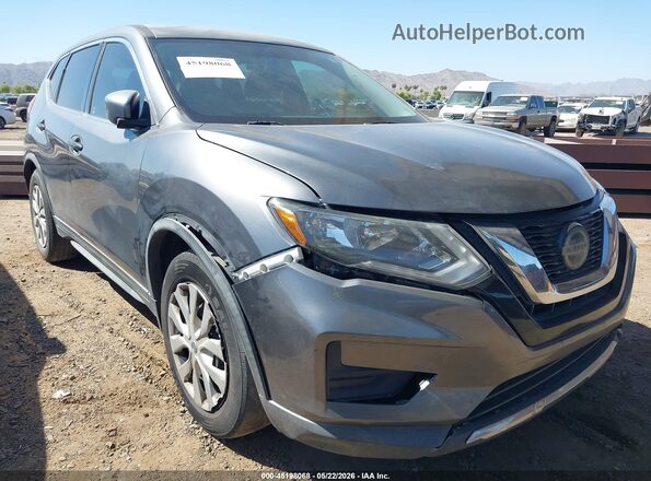 KNMAT2MTXJP510814 2018 NISSAN ROGUE Gray Front view