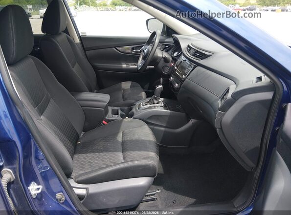 KNMAT2MTXKP517182 2019 NISSAN ROGUE Blue Սալոնի դիմացի տեսք