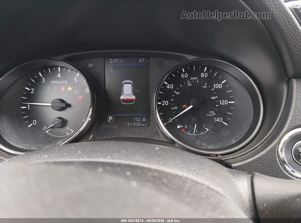 KNMAT2MTXKP517182 2019 NISSAN ROGUE Blue Հետևի նստատեղերի տեսք