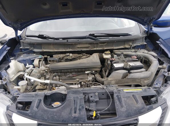 KNMAT2MTXKP517182 2019 NISSAN ROGUE Blue Հետևի տեսք
