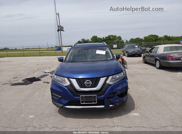 KNMAT2MTXKP517182 2019 NISSAN ROGUE Blue Սալոնի հետևի տեսք