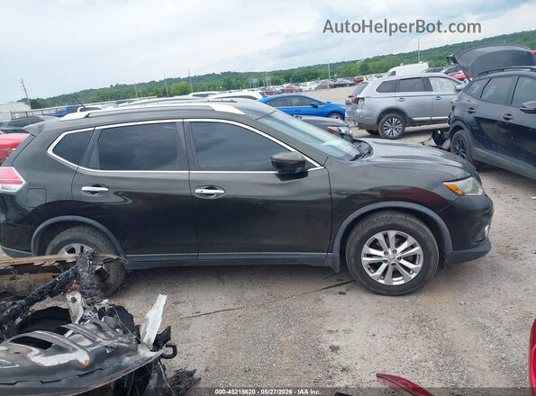 KNMAT2MV0GP696812 2016 NISSAN ROGUE Black Vista interior de 360 grados