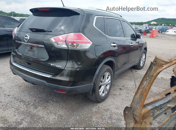 KNMAT2MV0GP696812 2016 NISSAN ROGUE Black Trasero derecho