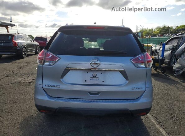 KNMAT2MV0GP708120 2016 NISSAN ROGUE Silver 