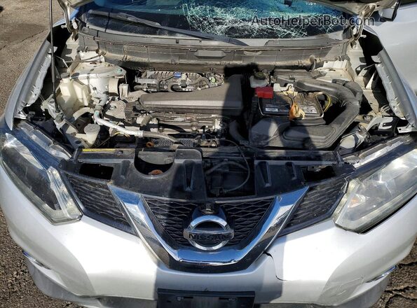 KNMAT2MV0GP708120 2016 NISSAN ROGUE Silver 