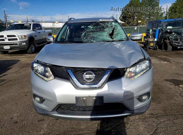 KNMAT2MV0GP708120 2016 NISSAN ROGUE Silver 