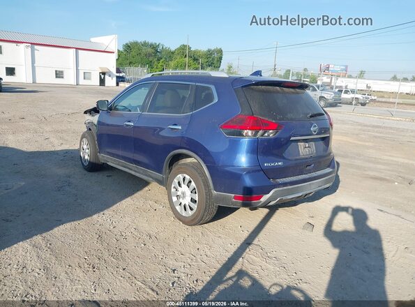 KNMAT2MV0HP561024 2017 NISSAN ROGUE Blue Задня ліва чверть