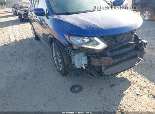 KNMAT2MV0HP561024 2017 NISSAN ROGUE Blue Вид спереду